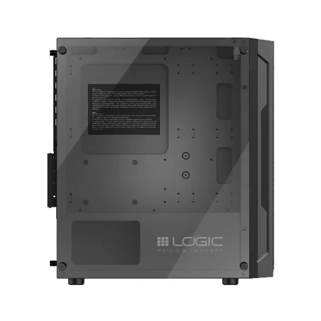 Logic PC Case Aramis ARGB Mini Tower Black (AM-ARAMIS-10-0000000-0002) 2