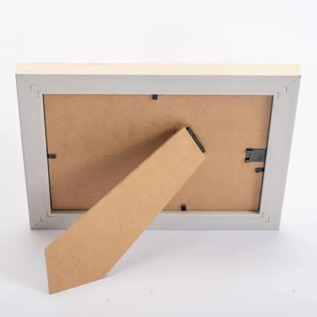 Κορνίζα TAMIGI από ξύλο MDF σε μέγεθος 10X15 Λευκό παλαίωση 3