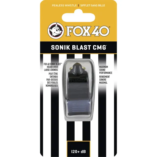 Σφυρίχτρα FOX40 SONIK BLAST OFFICIAL CMG Μαύρη 2