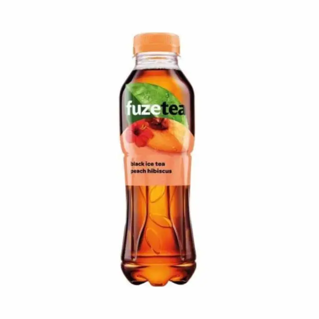 FuzeTea Ice Tea Ροδάκινο με εκχύλισμα Ιβίσκου 500ml