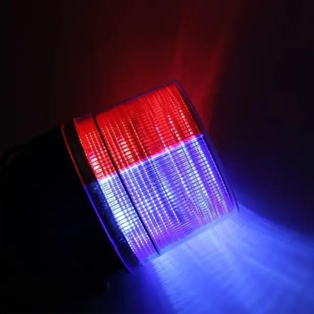 Φάρος Αυτοκίνητου - Strobe Light LED 12V Μπλέ / Κόκκινο 3