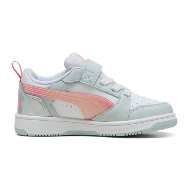 Puma Kids Rebound V6 Low Space Belle AC+ (PS) Γκρι - Ροζ 402786-01 (Puma) - 35 2