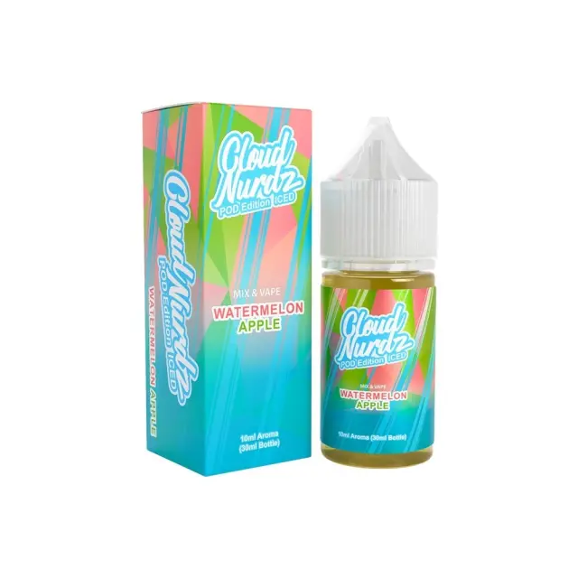 Cloud Nurdz Watermelon Apple Pod Edition Iced 10ml/30ml