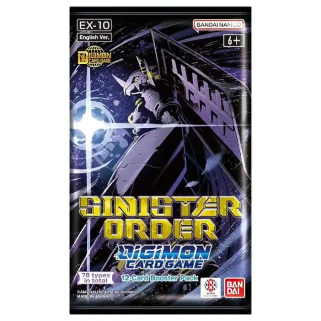 Digimon EX-10 Sinister Order Booster Pack - EN