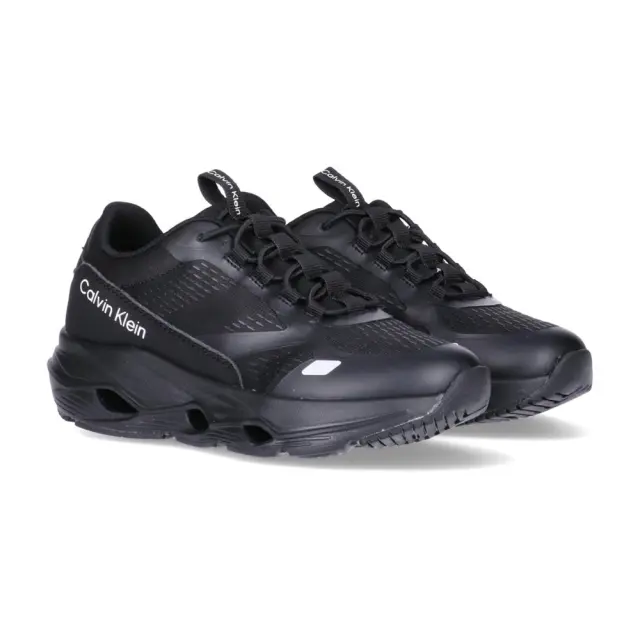 Παιδικά Sneakers Calvin Klein Κορίτσι V3X9-83487-1861A999 Μαύρα Μαύρο - 35 2