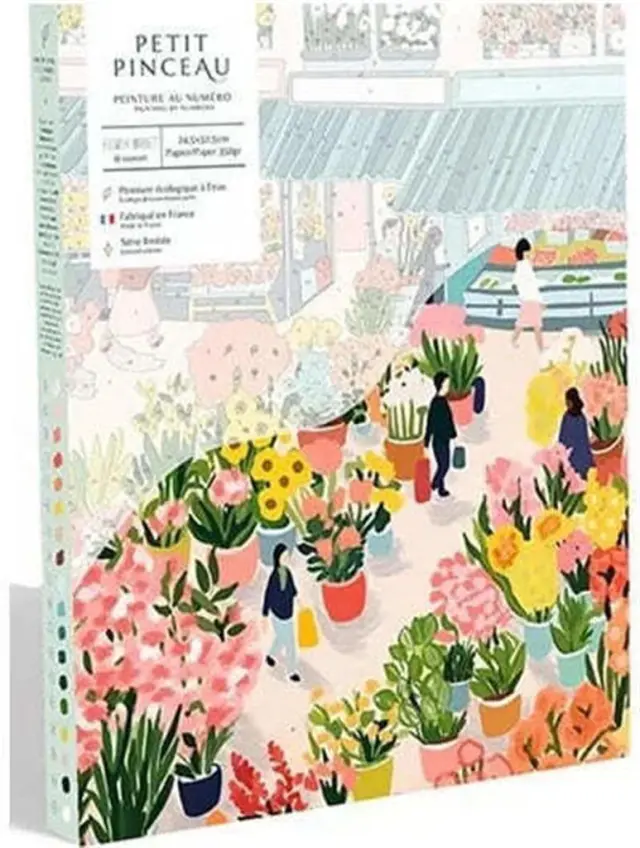 Σετ Ζωγραφικής Petit Pinceau Flower Market / 350038 (La Petite Epicerie)