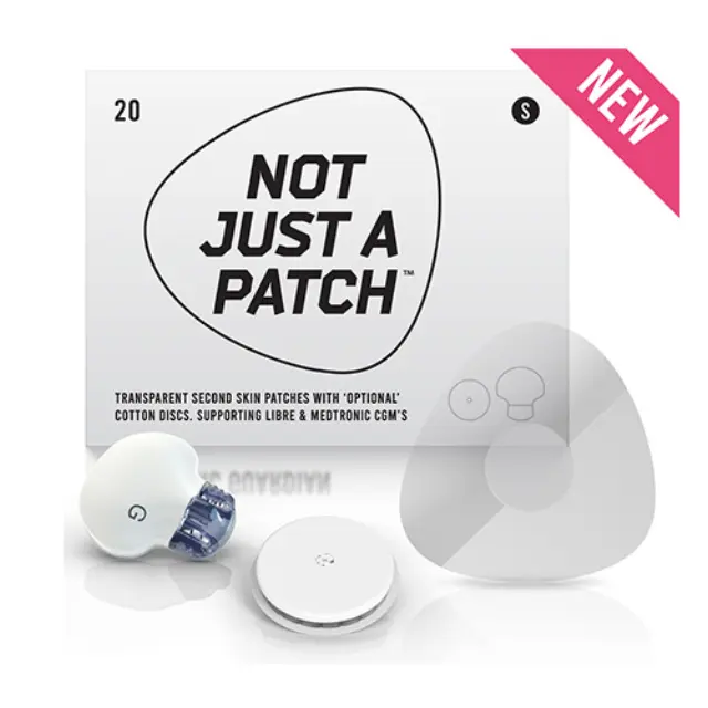 Not Just a Patch Clear Αδιάβροχο Αυτοκόλλητο για Αισθητήρες Freestyle Libre 2 Plus, Medtronic Guardian, Sibionics GS1 & Medtrum TouchCare Nano 20τμχ – Διάφανο