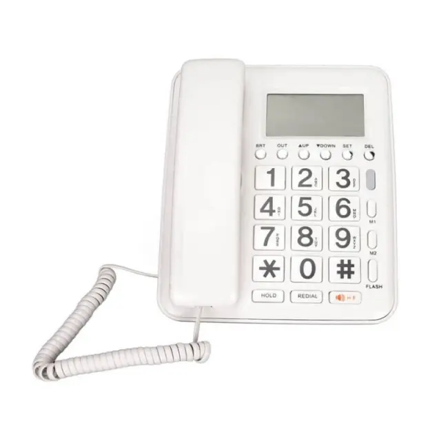 Ενσύρματο σταθερό τηλέφωνο - OHO-933 - 659337 - White