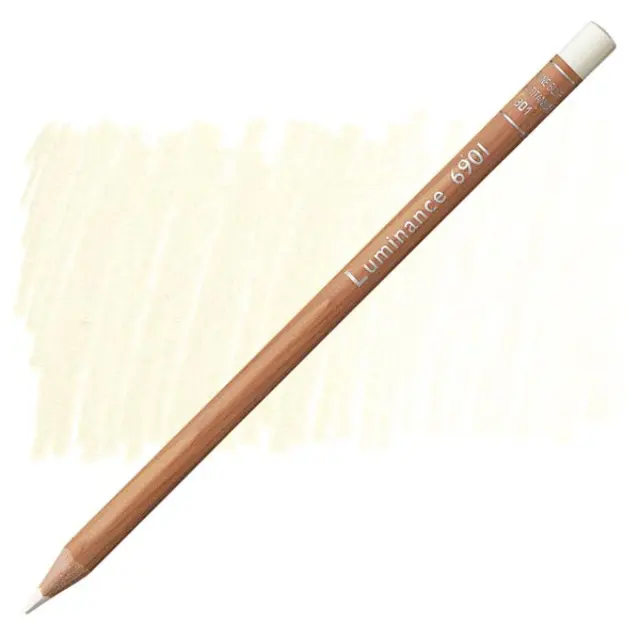 Ξυλομπογιά Caran d'Ache Luminance - 801 Buff Titanium
