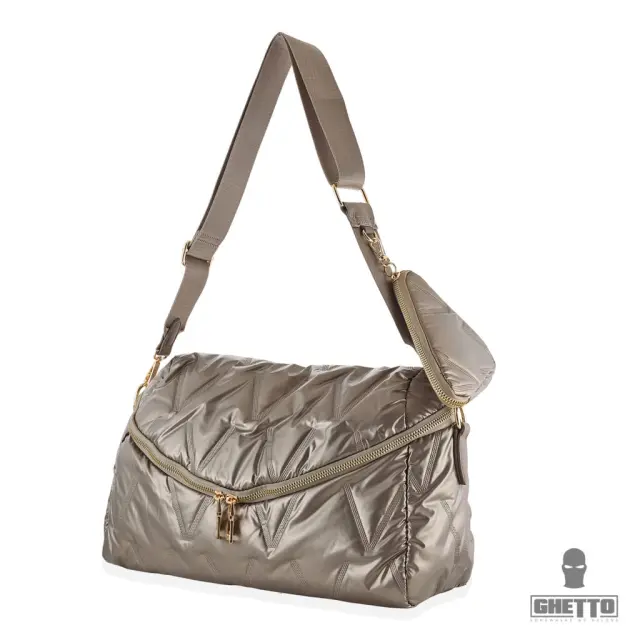 Ghetto Quilted Travel Shoulder Bag | Lightweight Gym + Weekend Bag