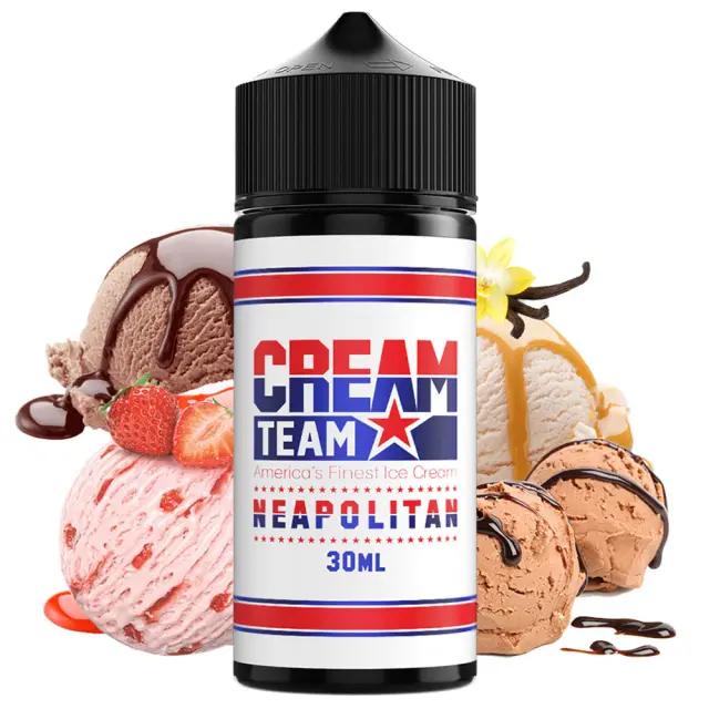 Kings Crest Cream Team Neapolitan 30ml/120ml Flavorshot