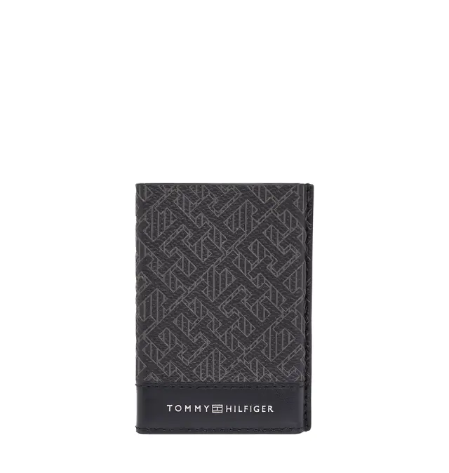Καρτοθήκη TOMMY HILFIGER TH Monogram Credit 12783 Μαύρο