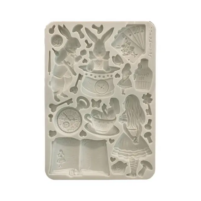 Καλούπι σιλικόνης A5, 15×21cm, Stamperia, Alice in Christmas