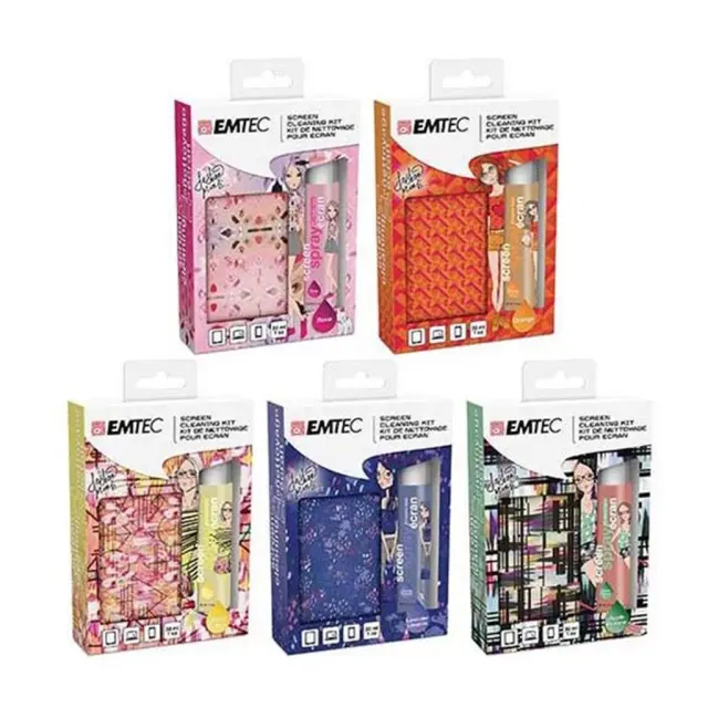 Emtec Σετ Fashion Prints & Clean Πανάκι & Καθαριστικό Για Οθόνες (Διάφορα Σχέδια)/ 008000002 (EMTEC)