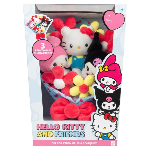Λούτρινο Hello Kitty μπουκέτο 30εκ. 2