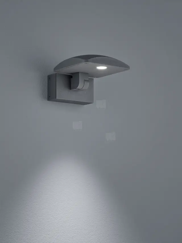 Φωτιστικό Τοίχου Οροφής NORSA LED Graphite IP54 10.5W 1080lm 3000K Γραφίτης
