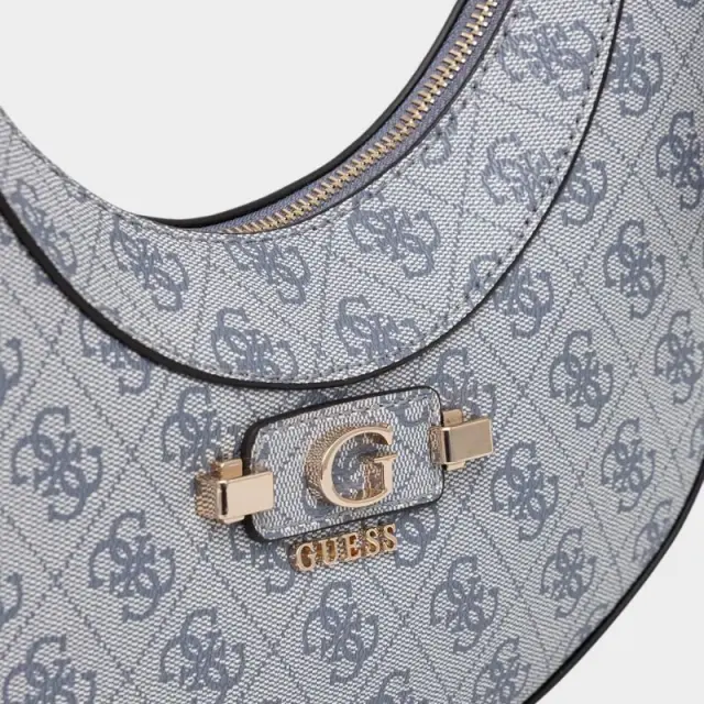 Guess - Γυναικεία Τσάντα Lindsey Hobo HWSG9749010-SLG Μπλε Ανοιχτό 3