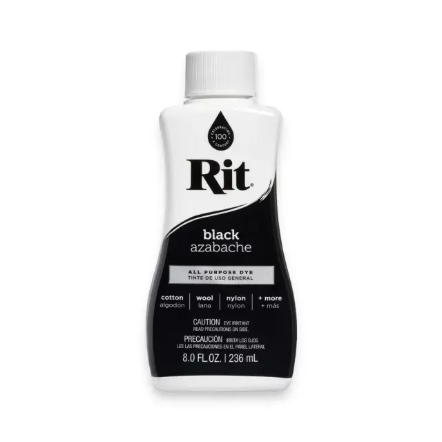RIT DYE Liquid All-Purpose Βαφή Υφασμάτων – Black 236ml