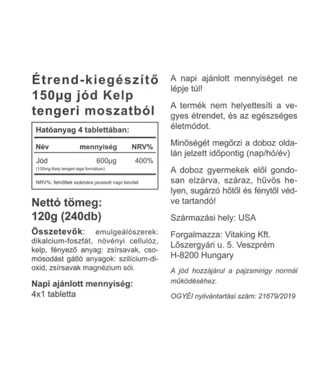 Vitaking Iodine 2