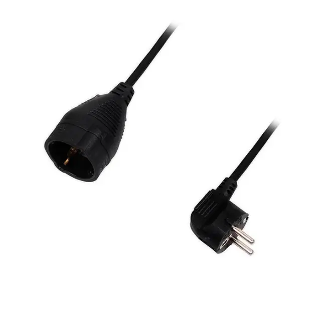 Προέκταση καλωδίου σούκο 3 μέτρα (3 x 1.5 mm²), σε μαύρο χρώμα.