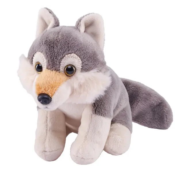 Pocketikins Eco Wolf Λύκος 13cm / 27249 (Wild Republic)