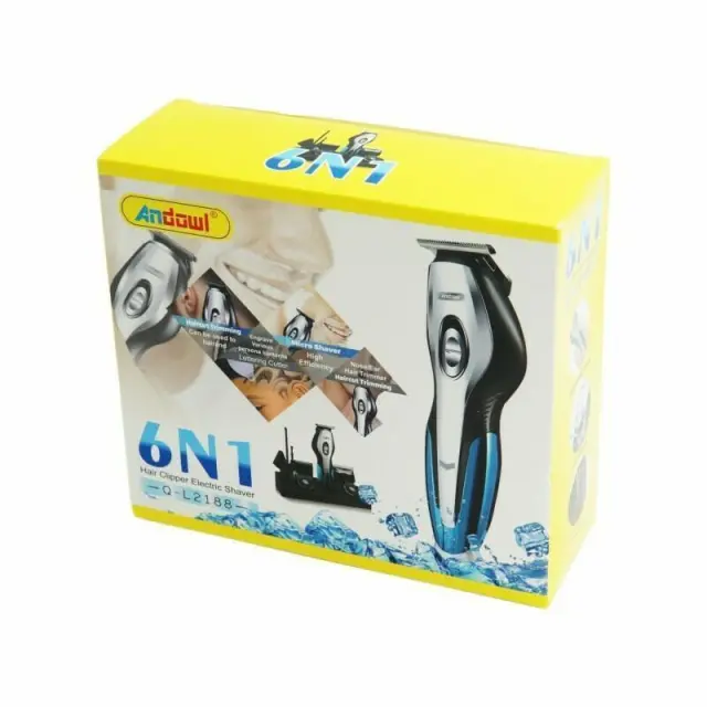 Andowl Επαναφορτιζόμενη Κουρευτική Μηχανή Q-L2188 3