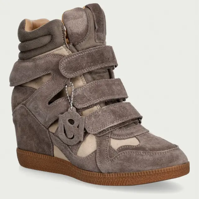 Γυναικεία Δερμάτινα Sneakers Steve Madden Mavis 11005696-275 Τάουπε Πούρο - 36 2