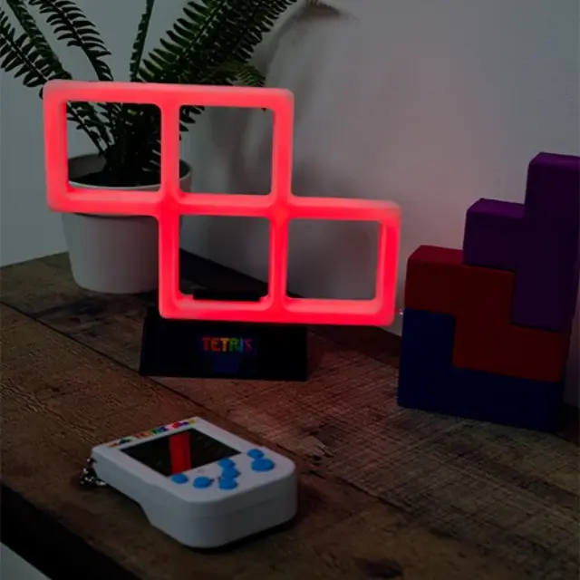 Tetris - Red Neon Light - Red - 21cm x 14cm - Gadgets 2