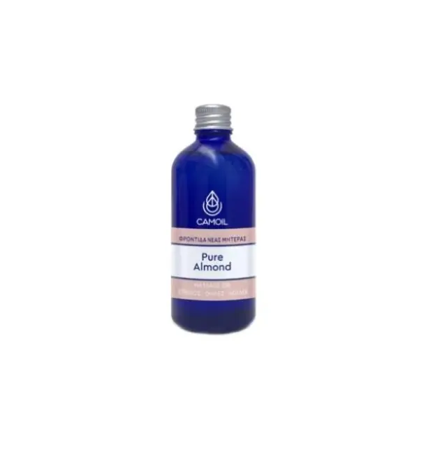 Zarbis Camoil Pure Almond Oil with A, B + E Vitamins Lanolin Free Ideal for Dry Nipples 50ml