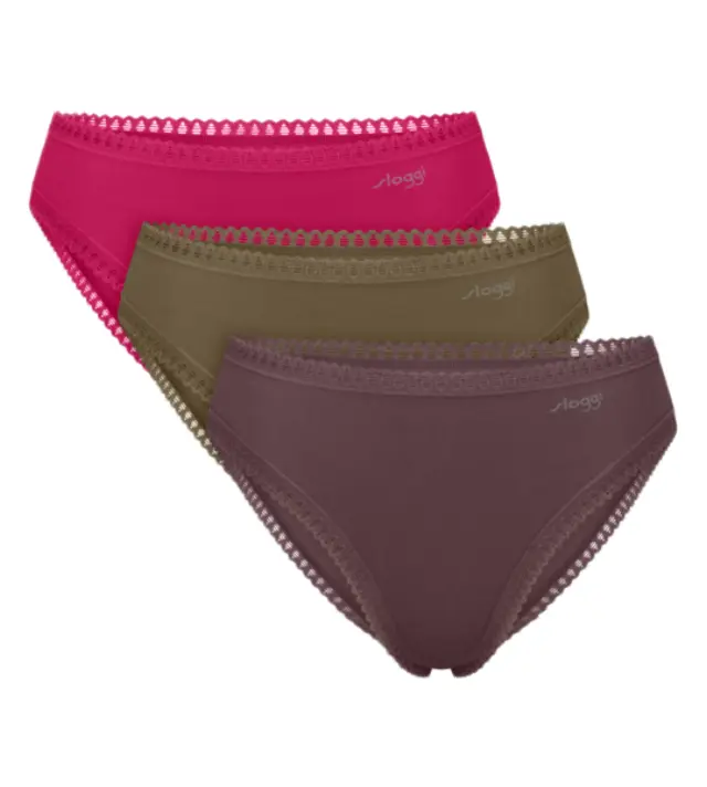 Sloggi GO Crush High leg C3P γυναικείο σλιπάκι σετ 3τμχ 10219672-1
