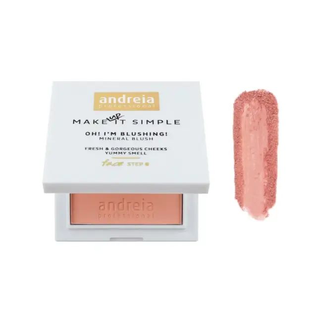 Andreia Ρουζ Oh I’m Blushing Mineral Blush Matte 7 gr 02- Κοραλί Ανοιχτό
