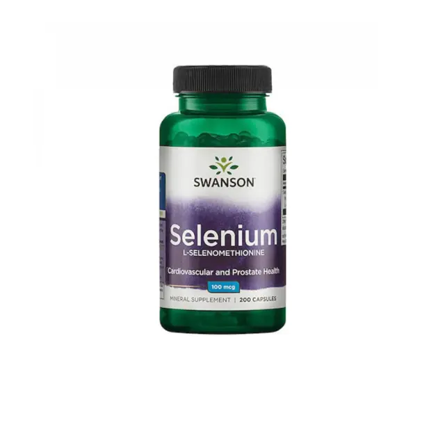 Swanson Selenium (L-Selenomethionine) 200 Capsules (087614012353)
