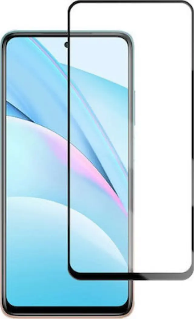 Τζαμάκι Προστασίας / Tempered Glass Full Cover για Xiaomi Mi 10T Lite Black