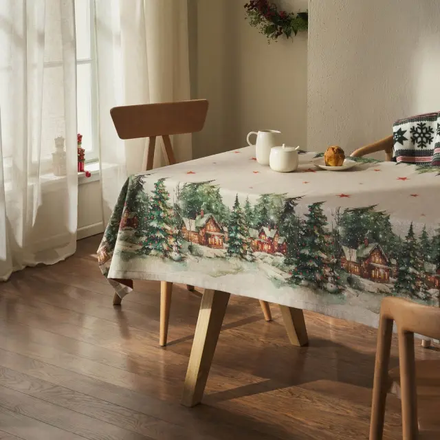 Χριστουγεννιάτικο Τραπεζομάντηλο Gofis Home Xmas 20-72-205 135x180