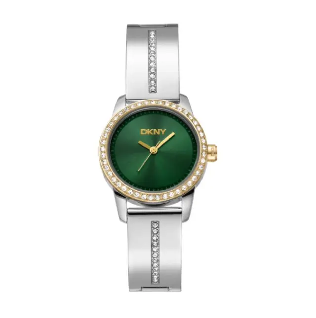 DKNY Half Bangle Women's Watch Silver Stainless Steel Bracelet DK1L160M0065