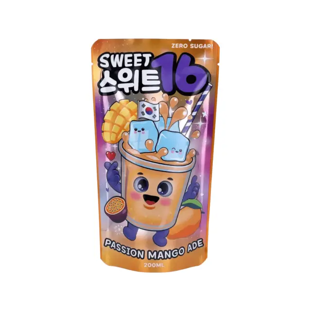 Sweet16 Passion Mango Ade Zero Sugar 200ml ΧΓ
