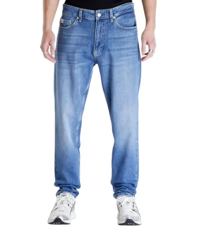 Calvin Klein – Ανδρικό Jean Regular Tapered Fit J30J324839-1A4 Μπλε - W29 L32