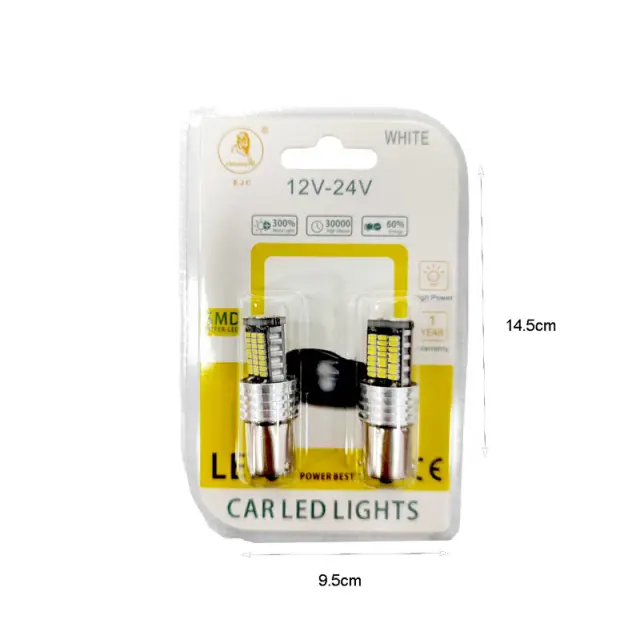 EJC Λάμπες Αυτοκινήτου 3014-60SMD-1156 12V-24 2τμχ ψυχρό φως – LED light 0163133 3