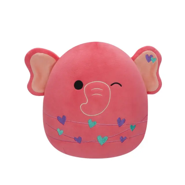 Λούτρινο Squishmallows Valentine W2 13cm Kyla the Pink Elephant - JWSQ1642