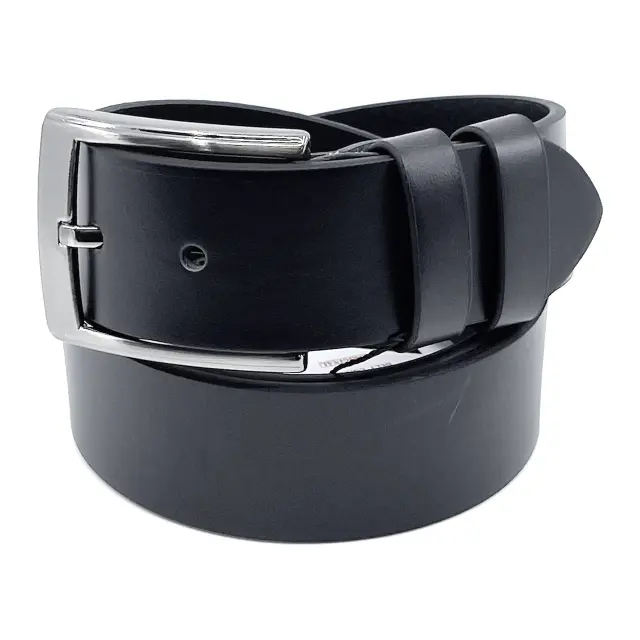 Μαύρη Ζώνη P.U. Leather Brushed 4 cm - 110cm