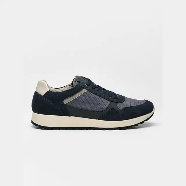 Imac Sneakers Ανδρικό δέρμα/δέρμα Nubuck Μπλέ IMA/751720 NAVY