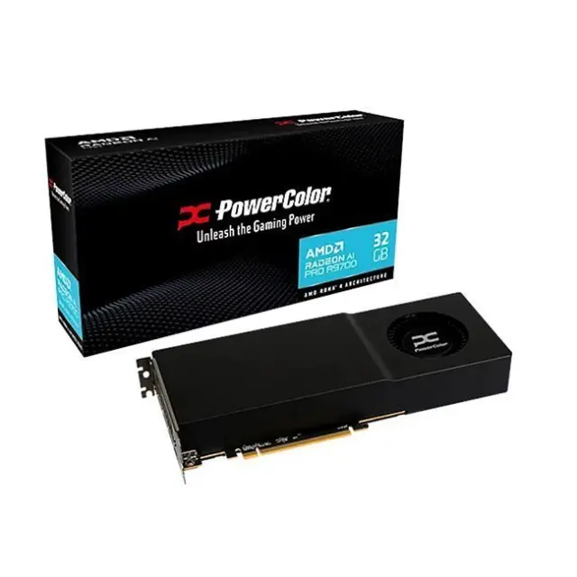 PowerColor Κάρτα Γραφικών Radeon AI Pro 9700 32GB GDDR6 (AI PRO R9700 32G-B)