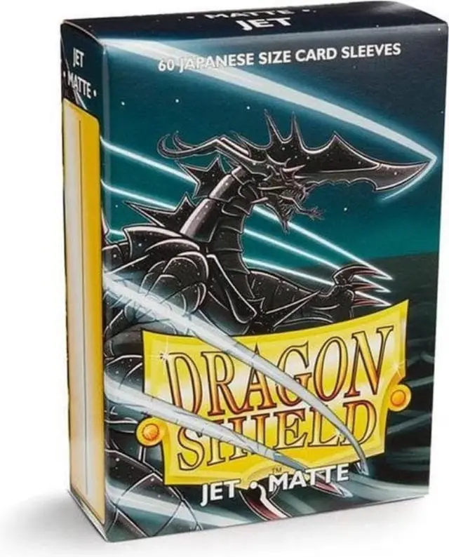 Dragon Shield Small Sleeves - Japanese Matte Jet (60 Sleeves)
