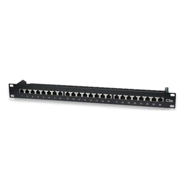 Intellinet Patch Panel STP Cat5e 1U 24port RJ45 Black (513487)