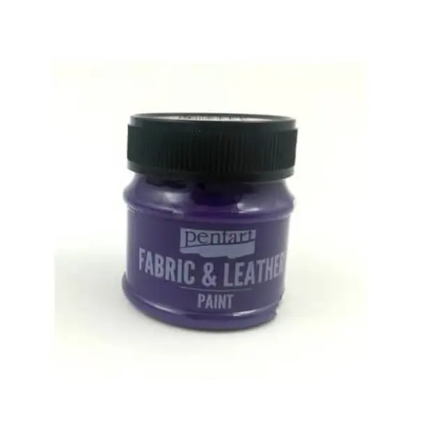Fabric and leather paint 50 ml, Pentart -Χρώμα για ύφασμα και δέρμα, Purple