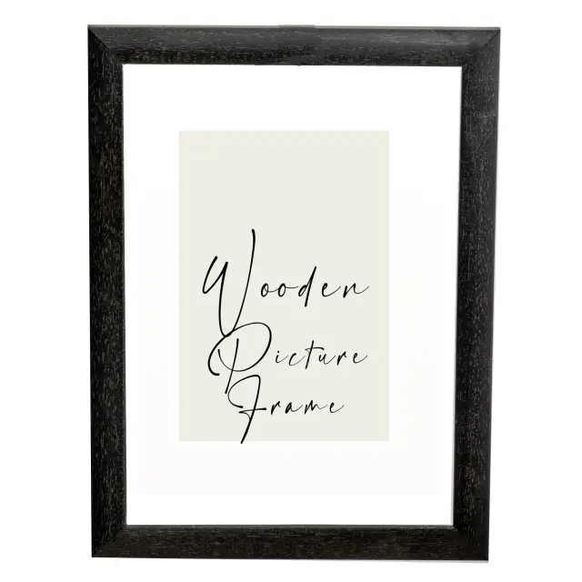 κορνίζα ξύλινη για πτυχίο δίπλωμα κ.λ.π 25x35cm - χρώμα Μαύρο Κ41/069 3