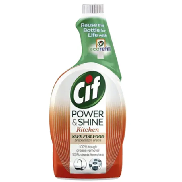 CIF Power + Shine Καθαριστικό Spray Κουζίνας 700ml Ανταλλακτικό