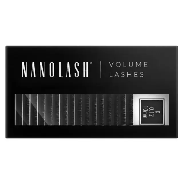 Nanolash Volume Lashes 0.12 D false eyelashes 10 mm