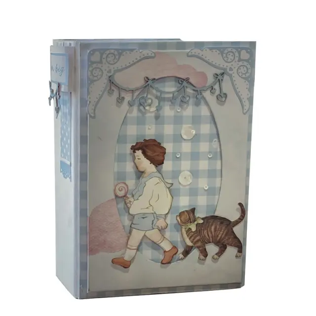 Χαρτί scrapbooking διπλής όψης 30x30cm Stamperia, DayDream, 6 cards 3