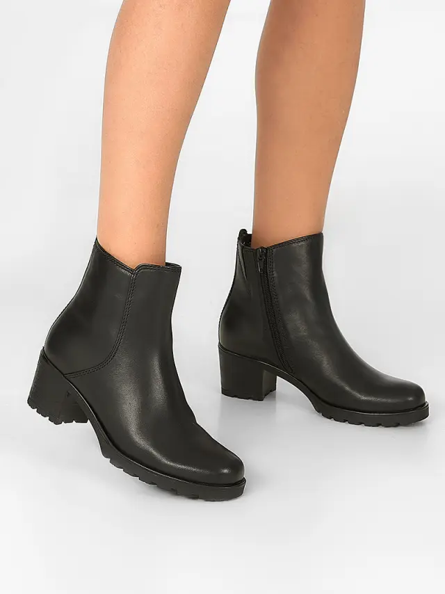 Gabor Μποτάκια Γυναικείο δέρμα Μαύρο GAB/52800 004-BLACK - 40 2